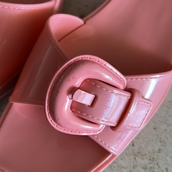 Veronica Beard pink slide sandals - Picture 8 of 14